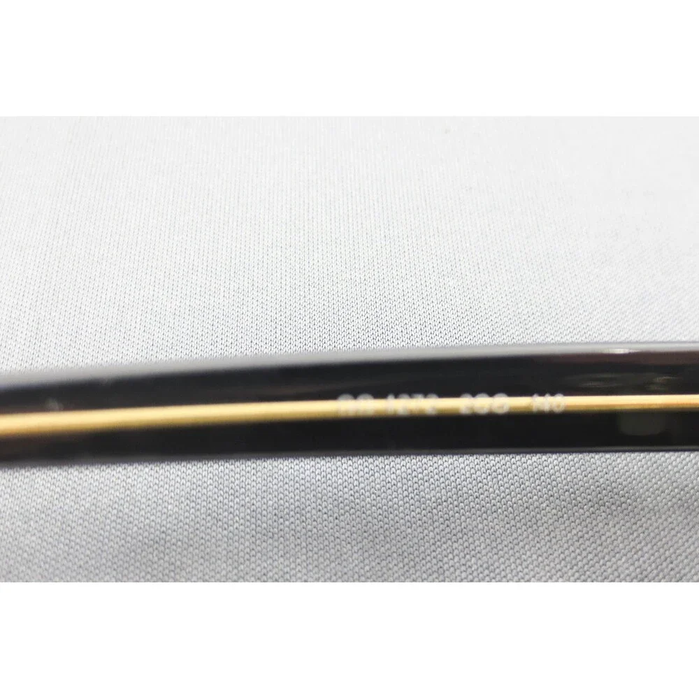 Gucci GG 1272 28G Black Gold Cat Eye Eyeglasses Frames Italy 52-16-140